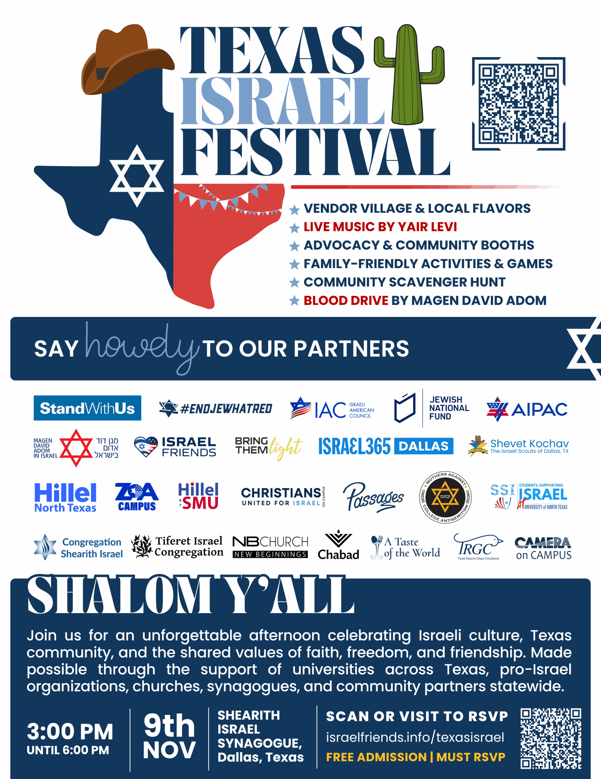 Texas Israel Fesitval – Flyer