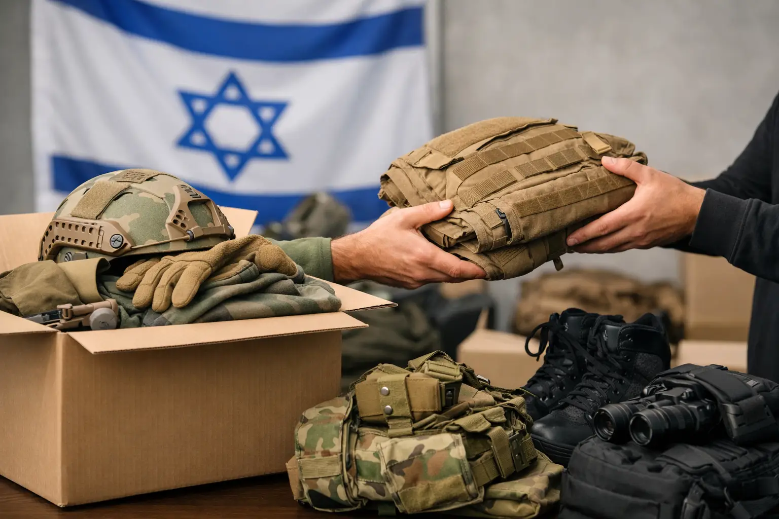 Donate Tactical Gear for Israel the Right Way