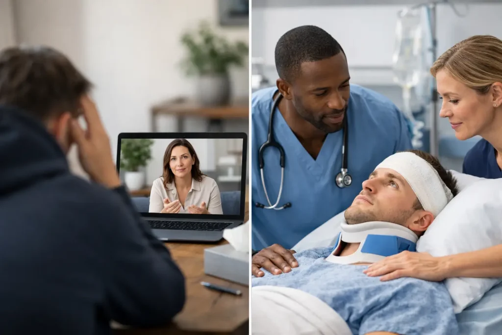 Telehealth vs In Person Trauma Care
