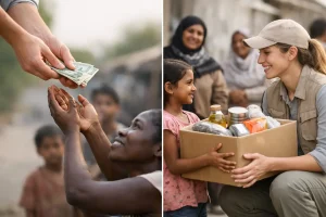 Direct Aid Versus Traditional Charity