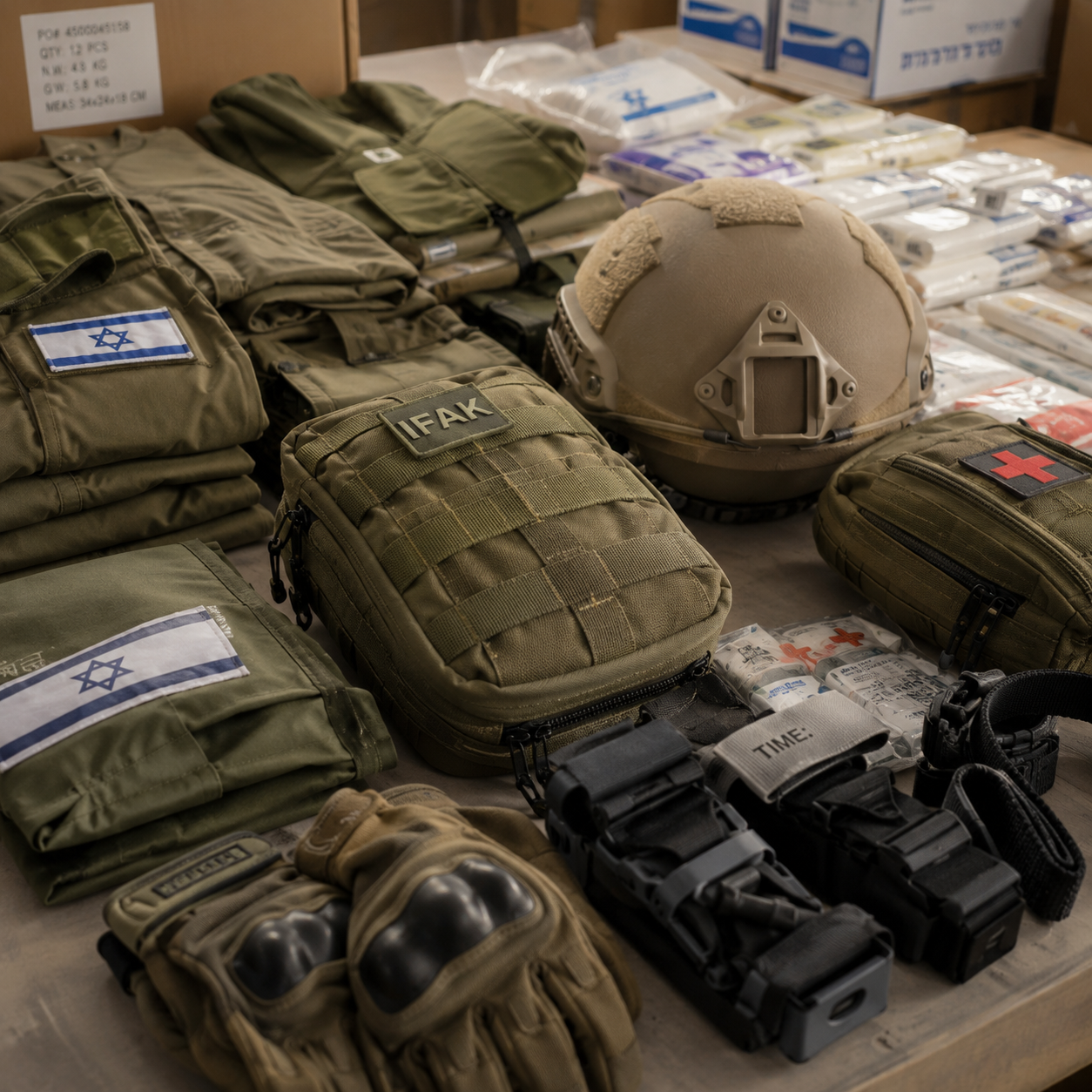 donate supplies to Israel